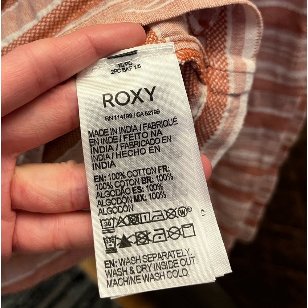 Roxy Women's Paradise Calling Pullover poncho hoodie - Picture 10 of 11